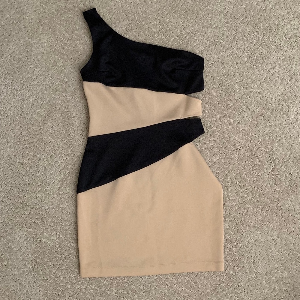 One Shoulder Cut-Out Dress